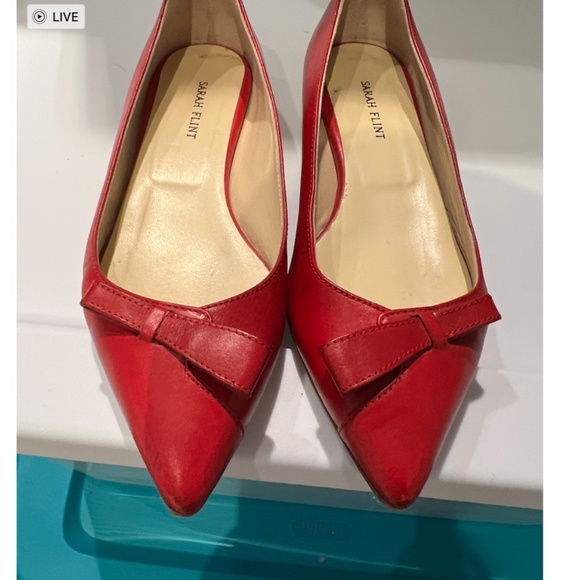 Pre-Owned Sarah Flint Natalie in Red Vacchetta Leather - Picture 13 of 13